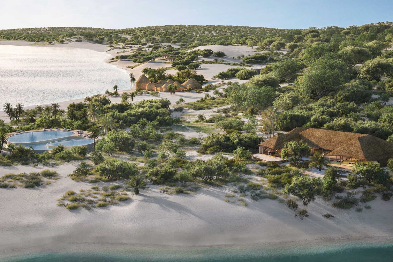 Mozambique, Kisawa Sanctuary. Where technology meets nature