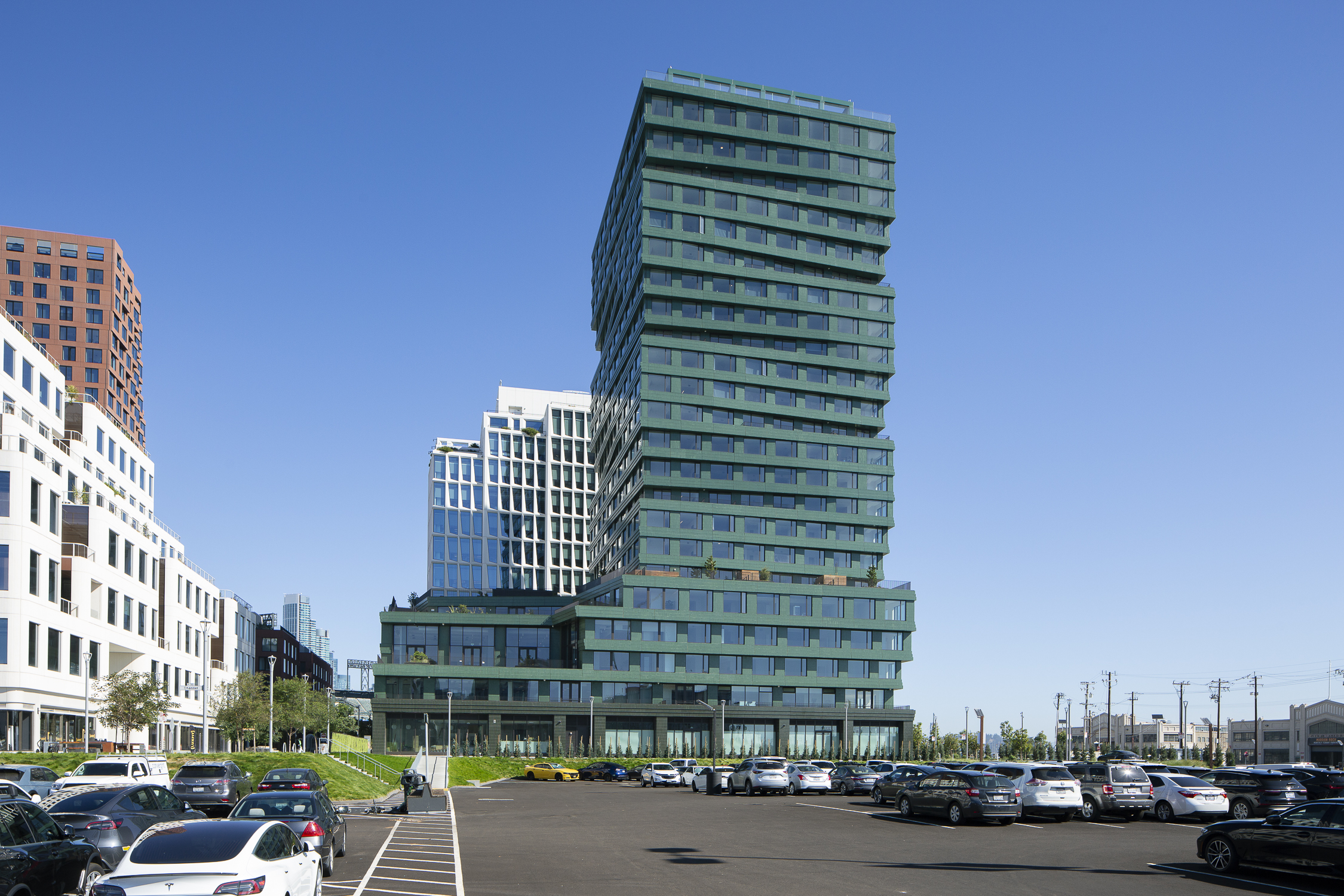 Green view from the Giants parking lot, image by Andrew Campbell Nelson