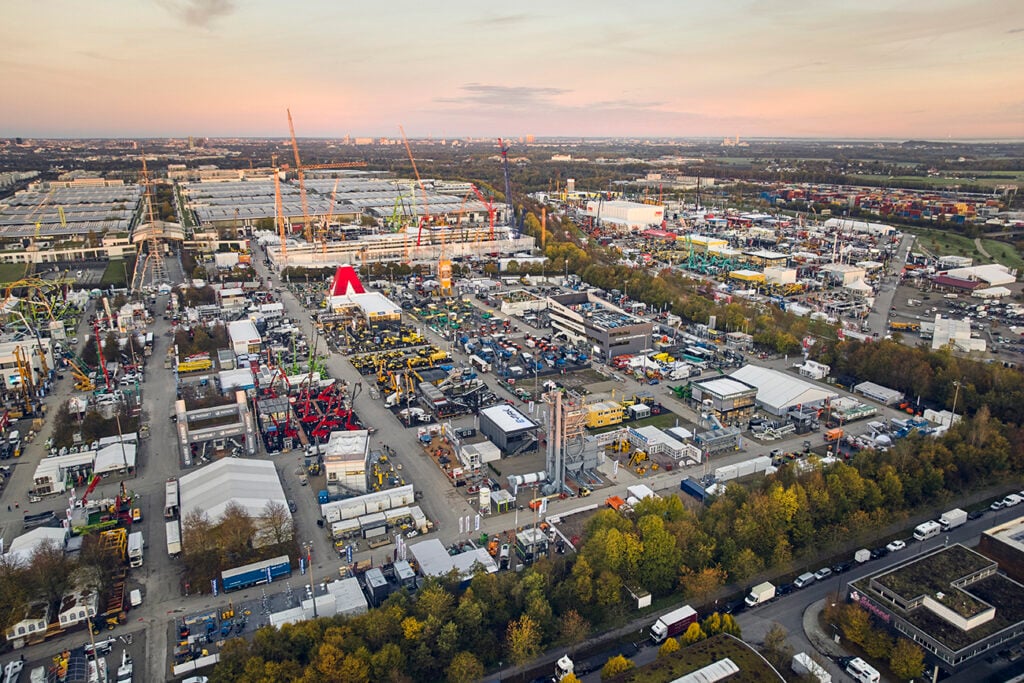 The next Bauma will take place in Munich from April 7th to 13th. Photo: Messe München GmbH