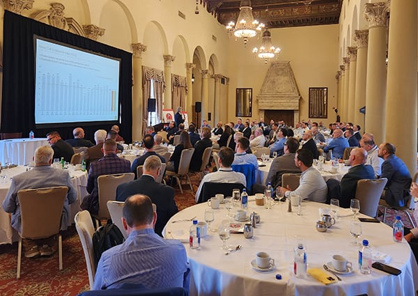 The historic Biltmore Hotel offered roundtable guests plenty of indoor and outdoor space to explore. Photo: P&Q Staff