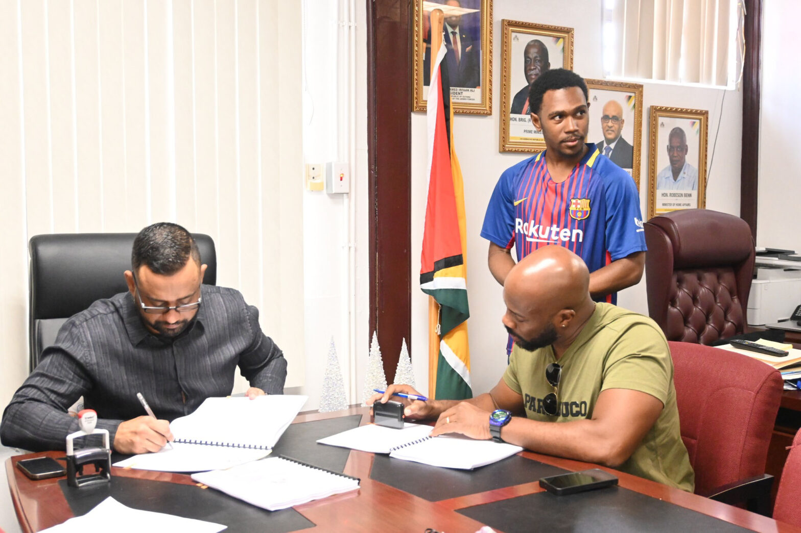 Contract signed for a wharf at Mazaruni Prison worth $239.6 million