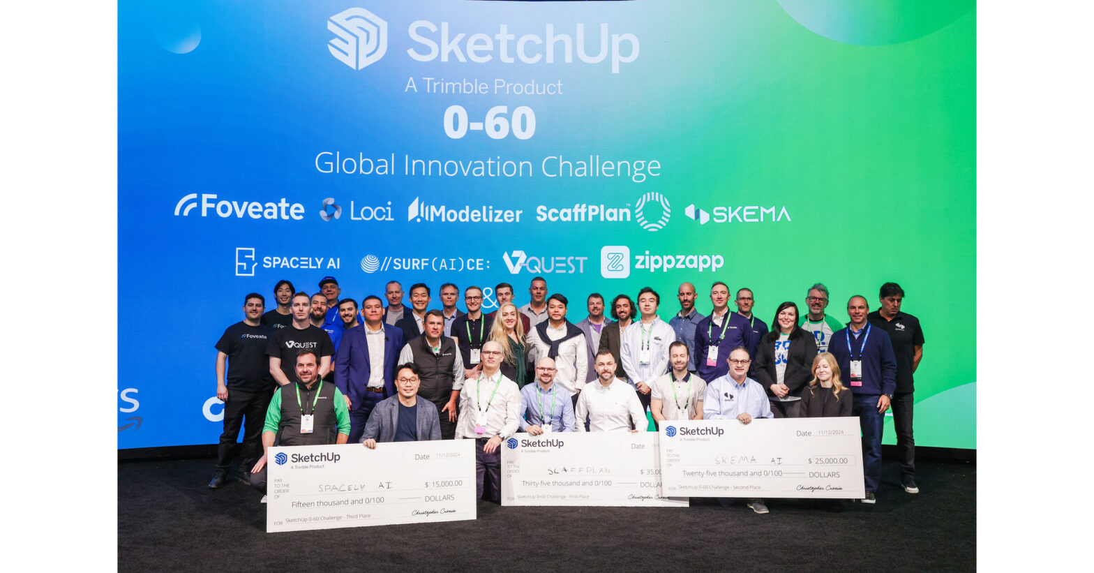 Trimble announces the winners of the SketchUp 0-60 Challenge