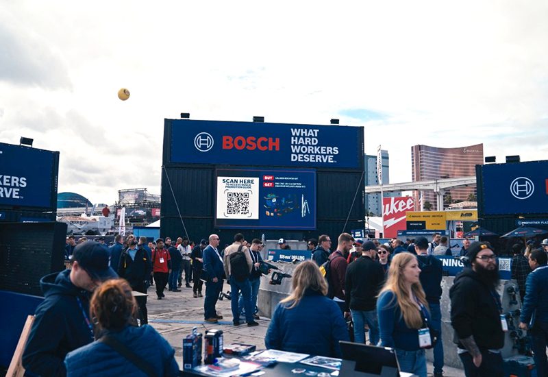 Inside Bosch electric tools Experience in World of Concrete 2025