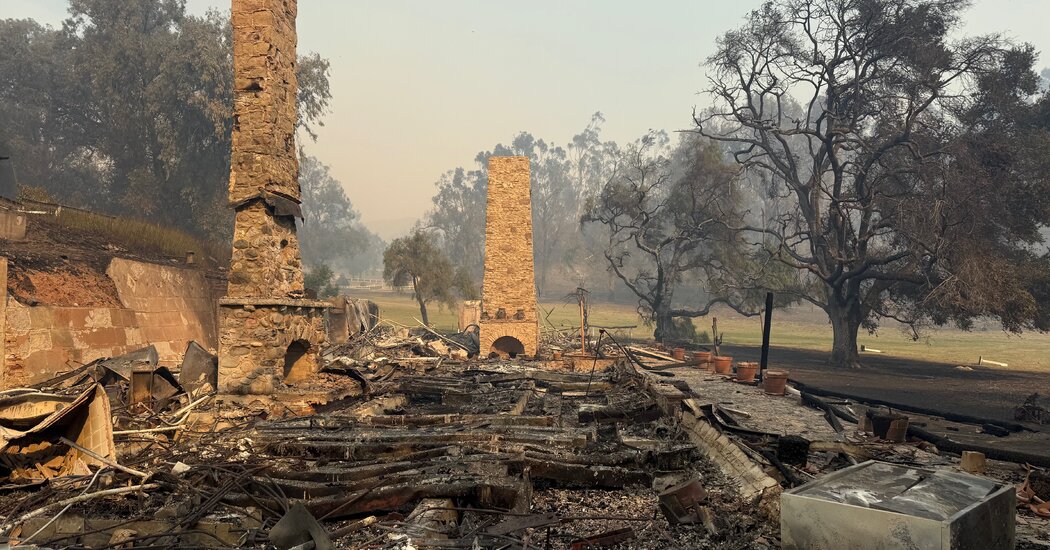 As flames consume architectural gems, a hit for "Old California"