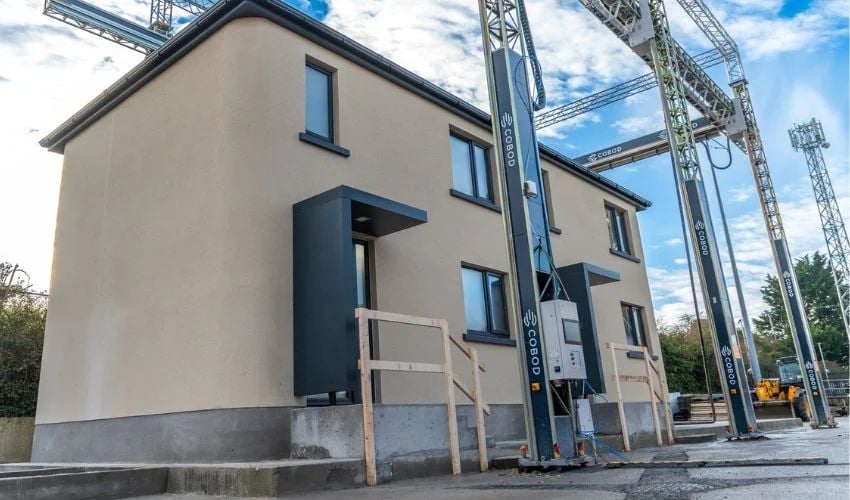 3D printing accelerates the construction of social housing in Ireland by 35%