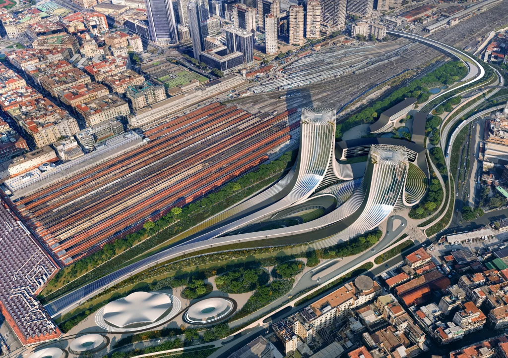 Zaha Hadid Architects wins Napoli Porta Est Masterplan to revitalize East -Naples - PA