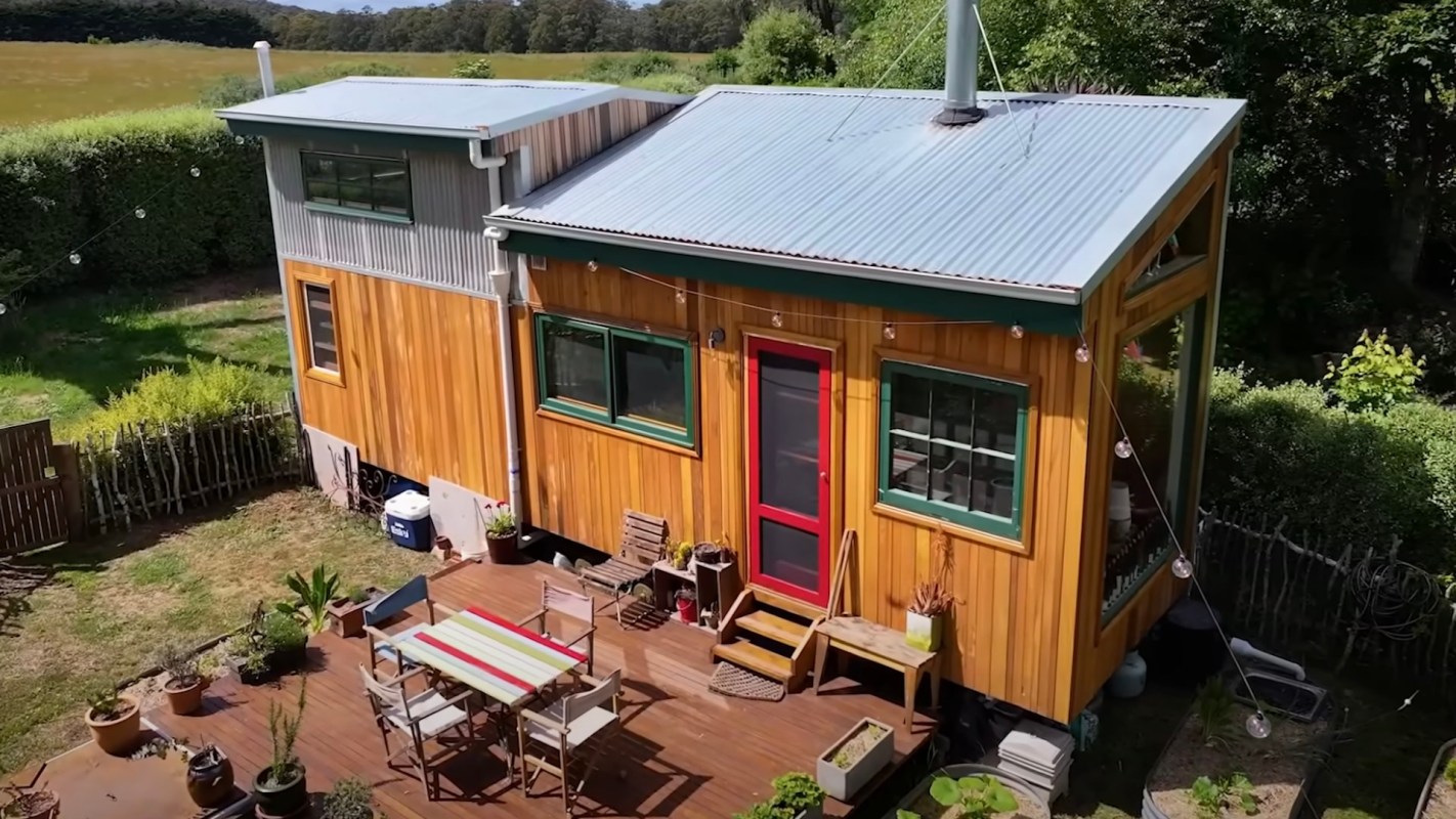 This tiny house saves money and supports a sustainable, minimalist lifestyle.