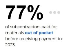 The Billing of the old school creates a cash crunch in the construction industry