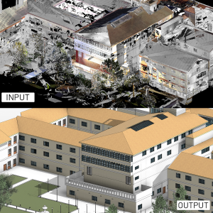 Show point cloud data on the BIM model