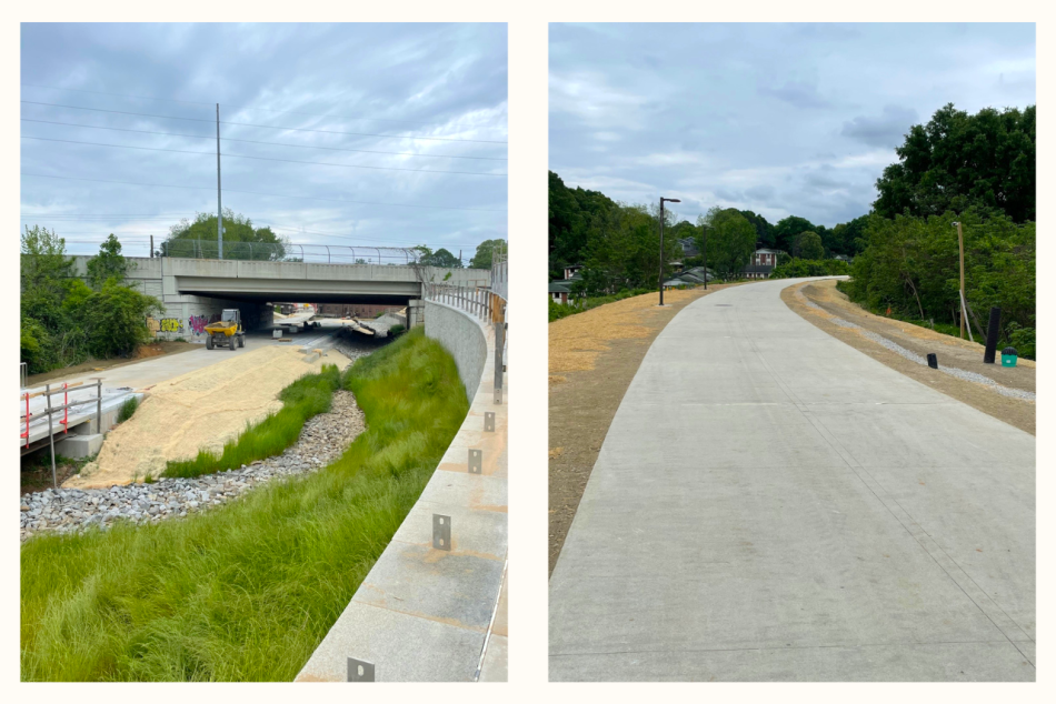 The longest Atlanta Beltline -Stretch (almost 7 miles) is so close to the end