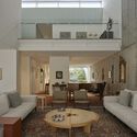 West Don Ravine Passive House / Poiesis Architecture - Interior photography, living room, sofa, table, chair