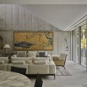 West Don Ravine Passive House / Poiesis Architecture - Interior photography, wood, table, sofa, chair