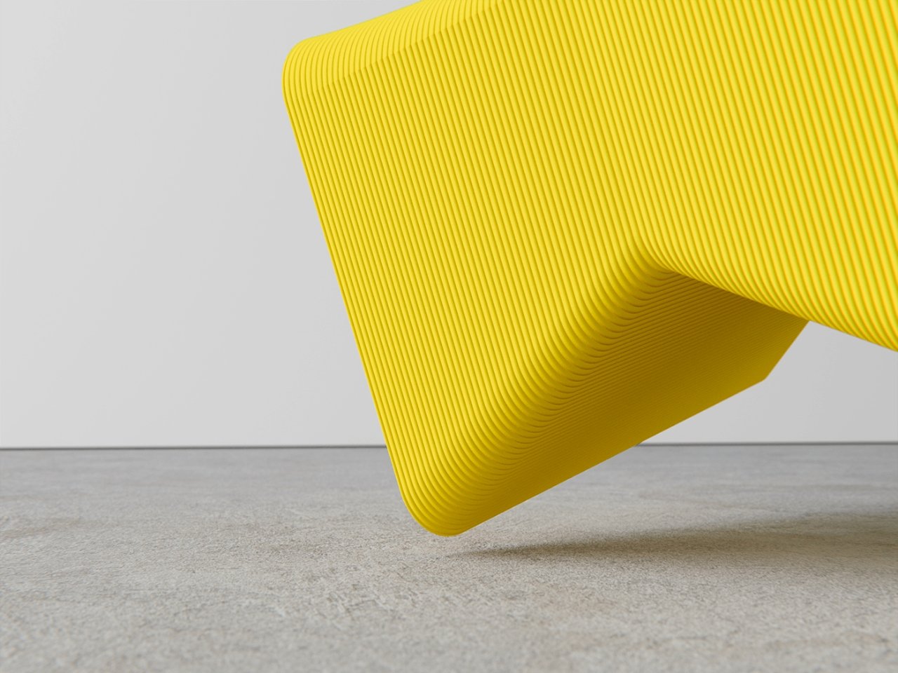 3D printed chair also works as a bookshelf and bookmark!