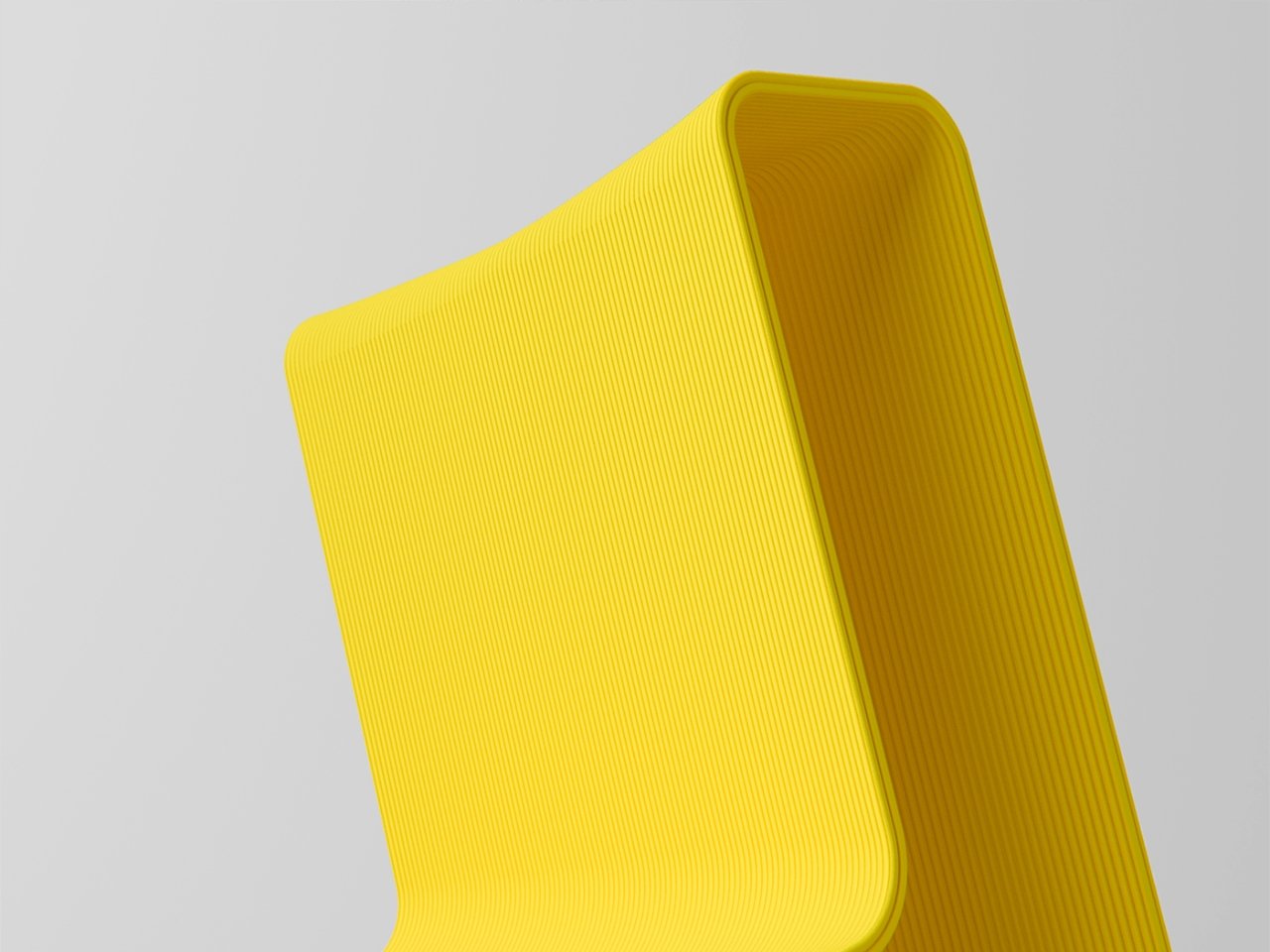 3D printed chair also works as a bookshelf and bookmark!