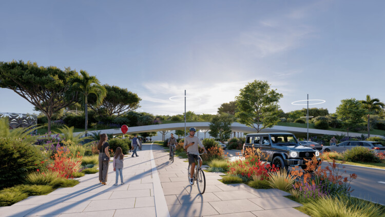 Big presents the master plan to transform the Jebel Ali racetrack in Dubai into a green walk -in district - Image 6 of 9