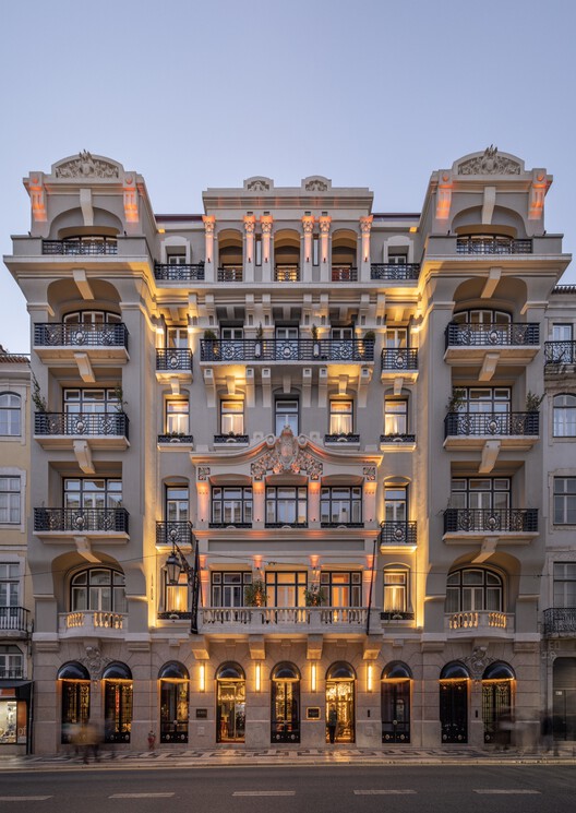 Art Legacy Hotel / Rebelo Andrade - external photography, facade, sheet, balcony, column