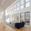 The map management house of the province of Namur / Samyn and Partner - Interior photography, wood
