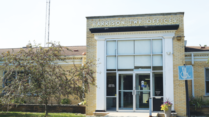 The Harrison Township CEO is back to offer a sediment project to offer the sediment project