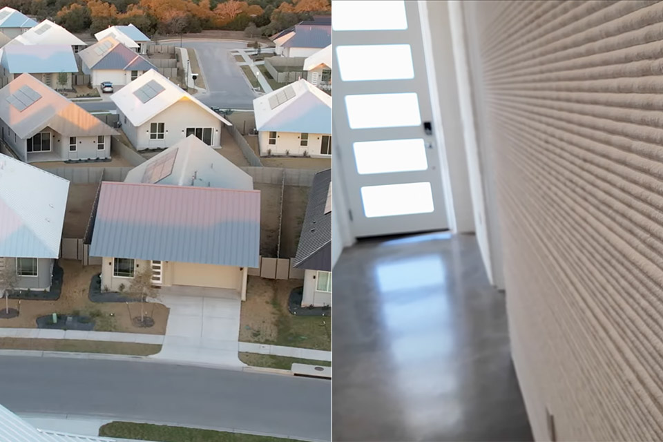 Life in Lennar 3D printed home Wolf's ranch Texas