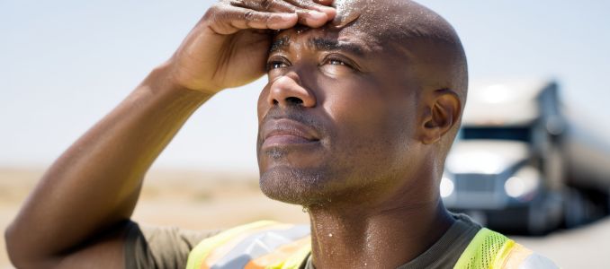 Sweat workers in extreme heat