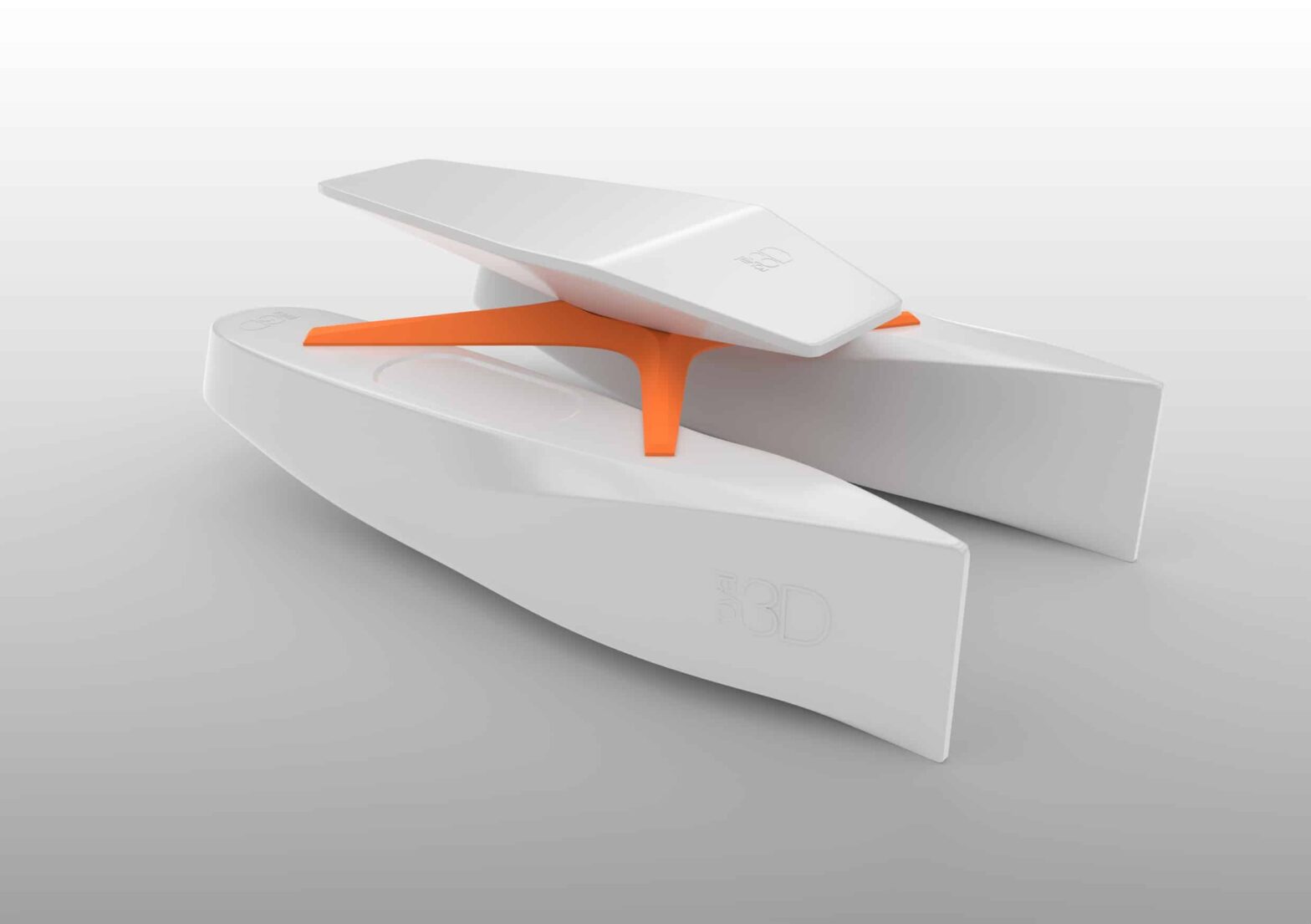 Royal3ds Shearwater Aquatic Drone Prototype has sustainable thermoplastic polymers and PETG fiber materials