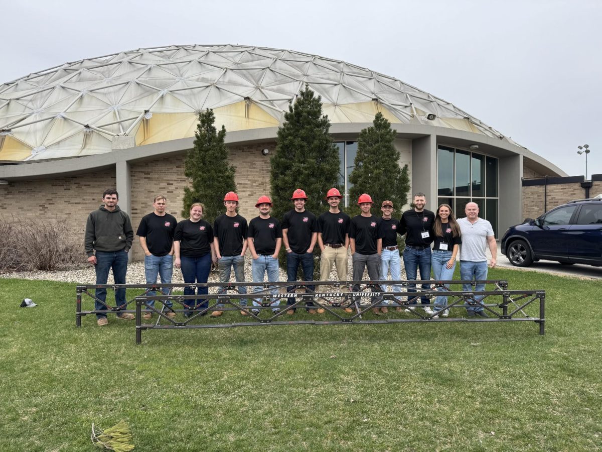 The WKU Steel Bridge team is making national competition ahead