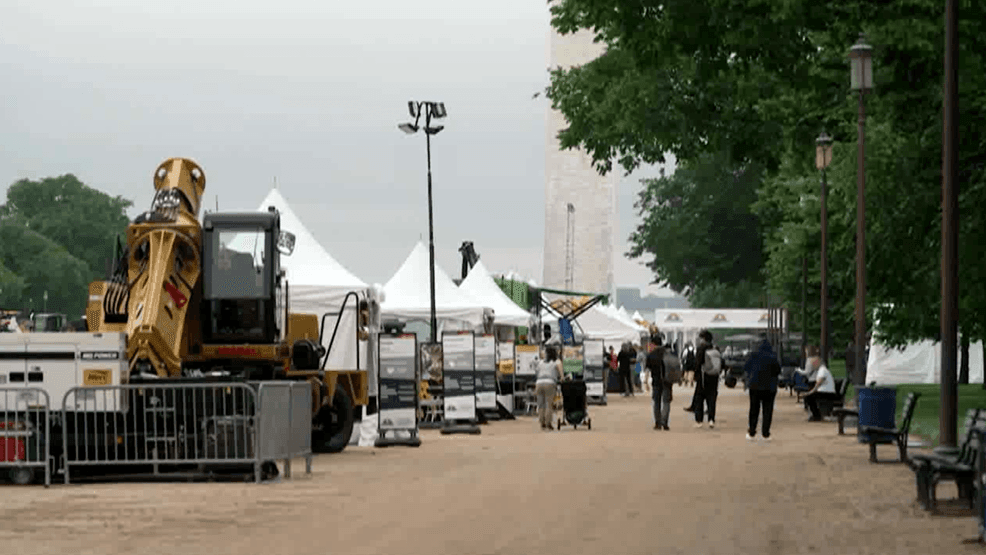 The construction celebration rolls into the national shopping center with innovation and fun for everyone