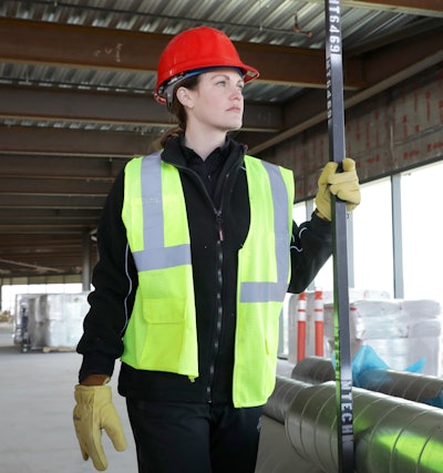 Women who work in the construction work require PSA visibility PSA that fits properly so that they can concentrate on work.