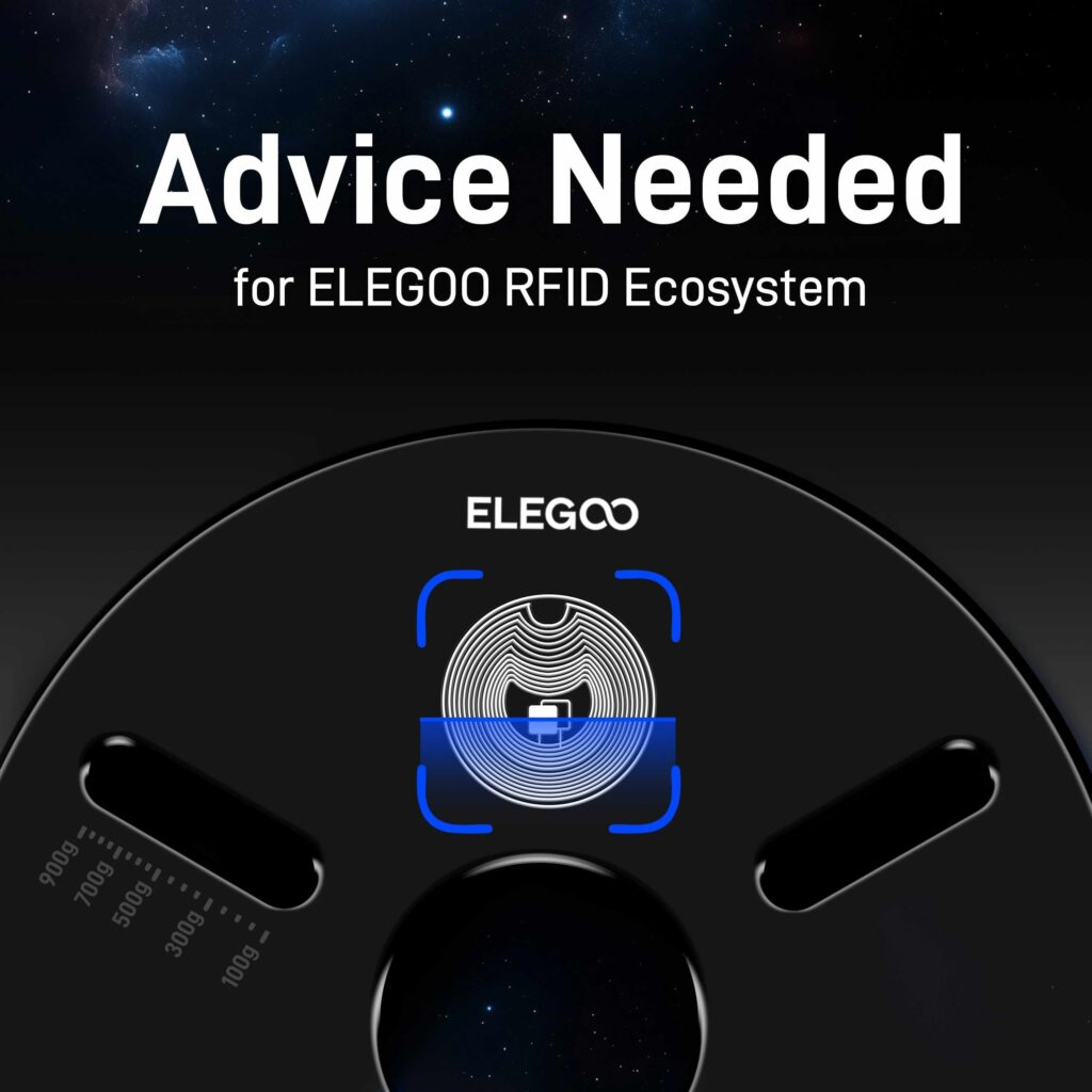 Elegoo starts open source RFID ecosystem for 3D printing filament management