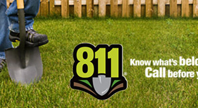 Centerpoint Energy is reminiscent of customers, contractors and community members of choosing 811 in front of the ditch or starting outdoor projects