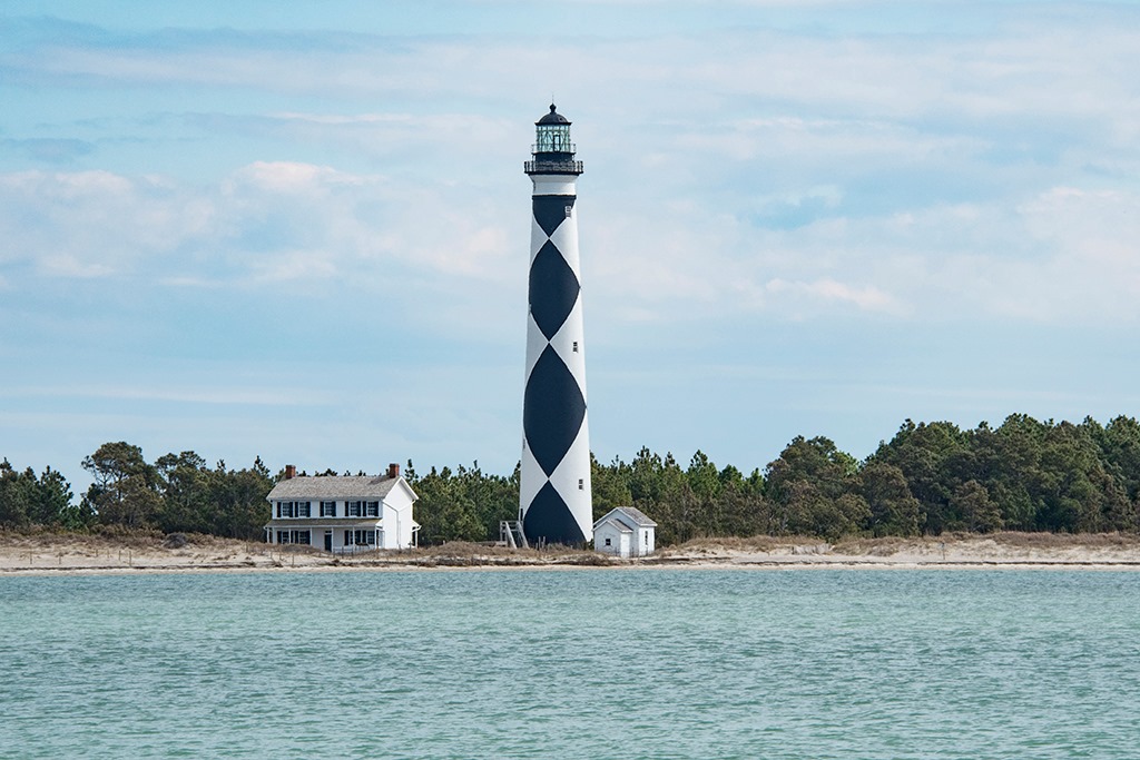 Stone & Lime Historic Restoration Services that were selected to monitor Cape Lookout Lighthouse Restoration