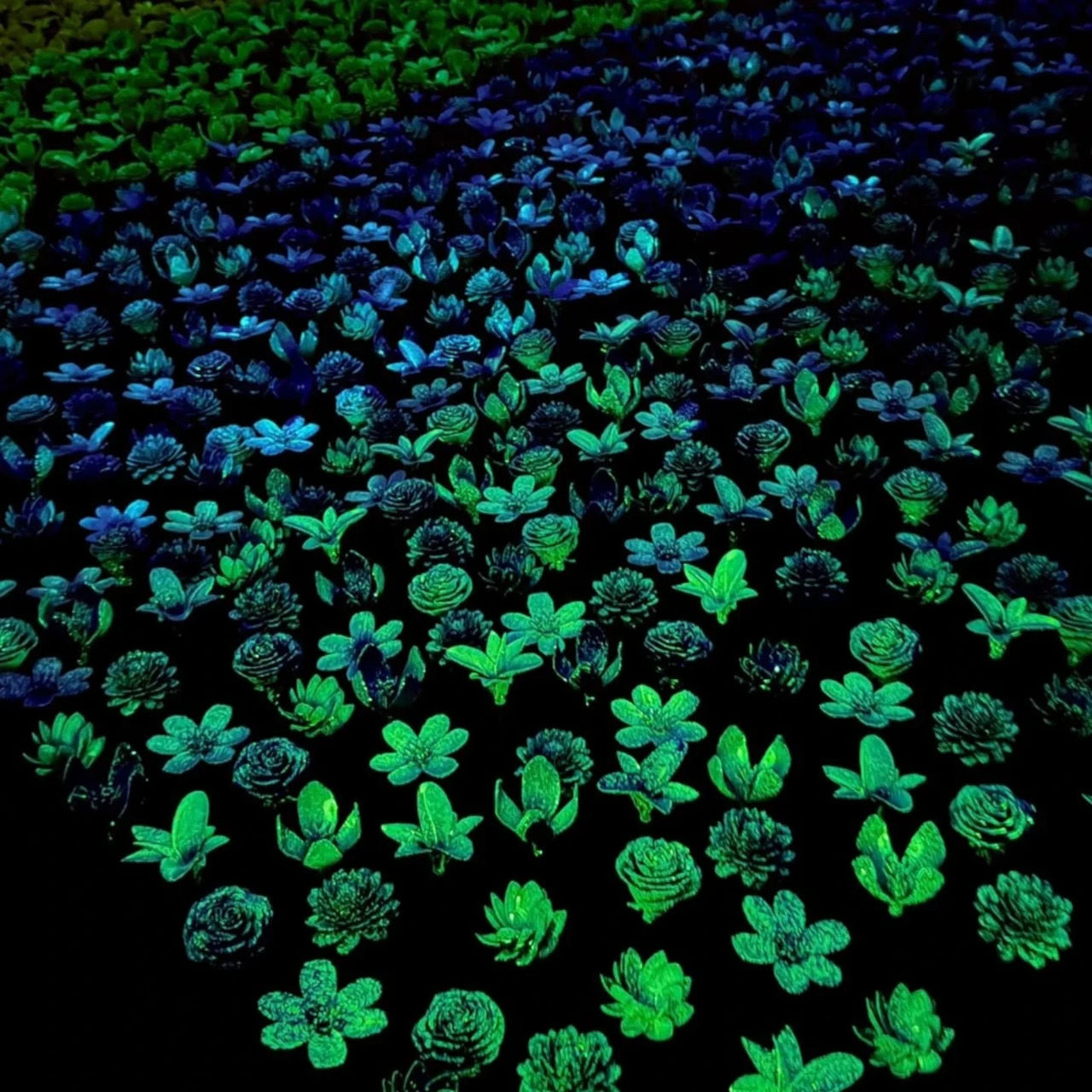 Flower 3D printed flowers transform the preservation into a shining meadow