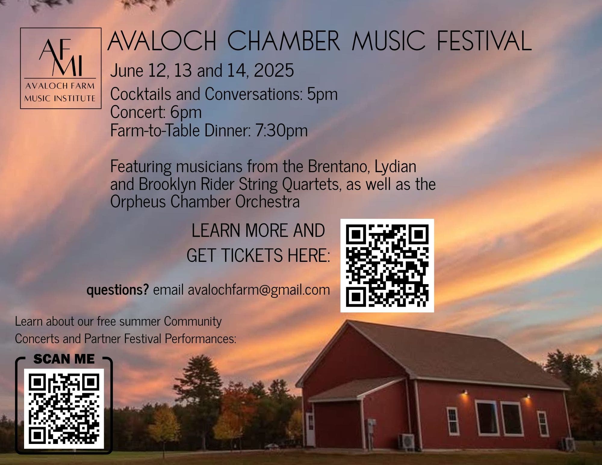Avaloch Chamber Music Festival: 12.-14. June, 2025