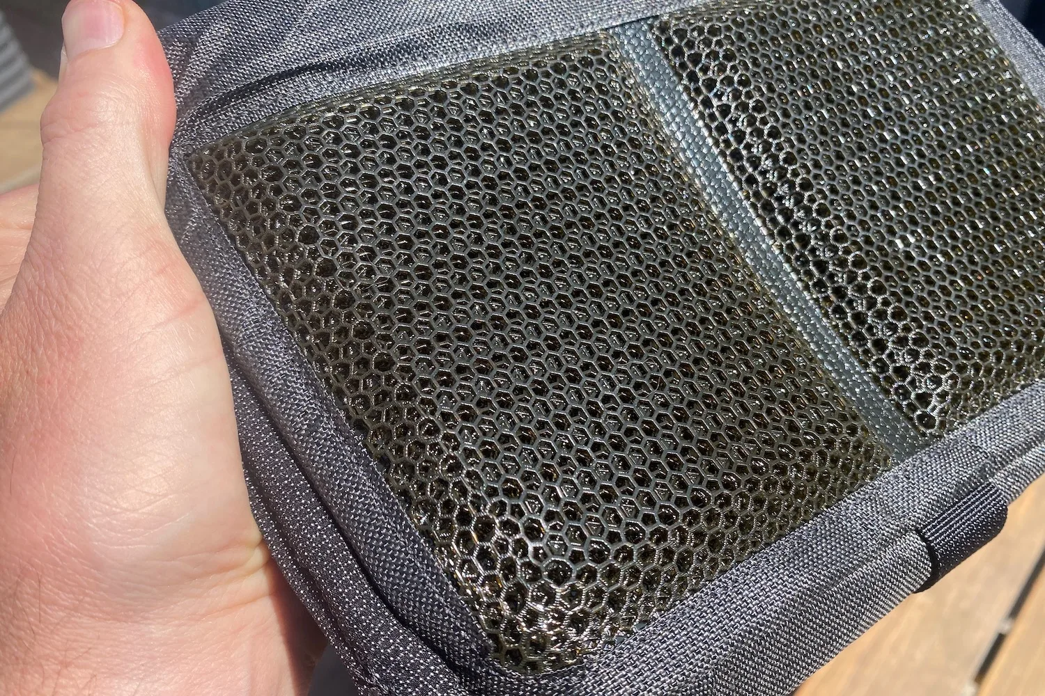The 3D printed back of the high venture 3D