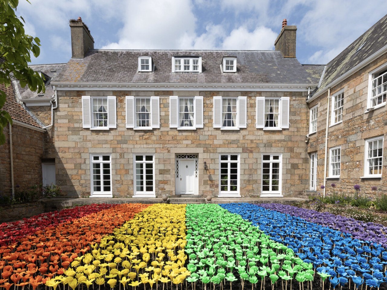 Flower 3D printed flowers transform the preservation into a shining meadow
