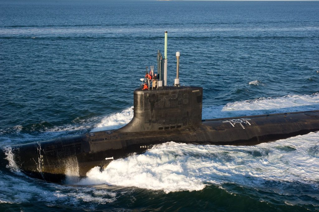 A U -Boet of the US Navy Virginia class. Photo on the Naval Sea Systems command (Navsea).