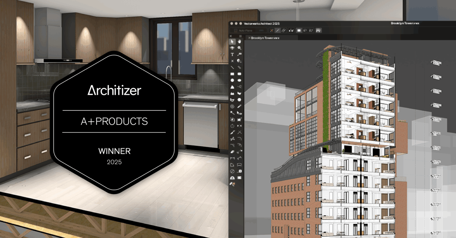 Vectorworks Architect 2025 wins Architierer Jury Award