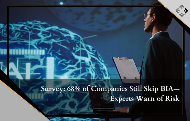 68% of companies are still skipping BIA experts who warn of the risk