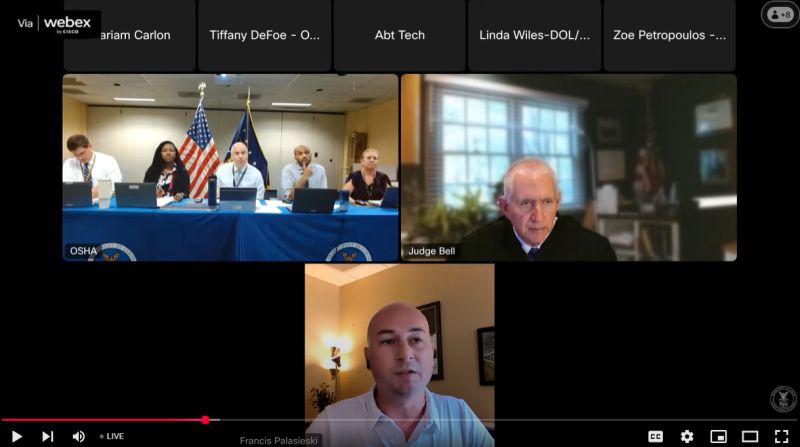 Former group group Comments on Osha's proposed heat and security rule