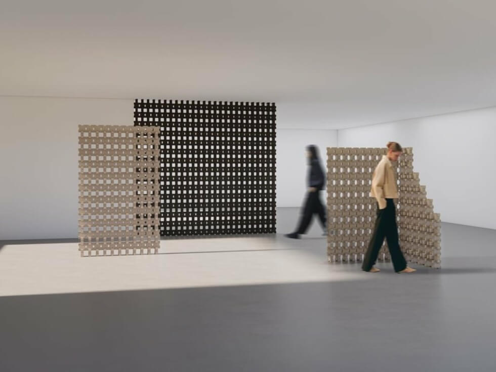 Subject: Shell transforms egg shells into modular, interlocking bricks