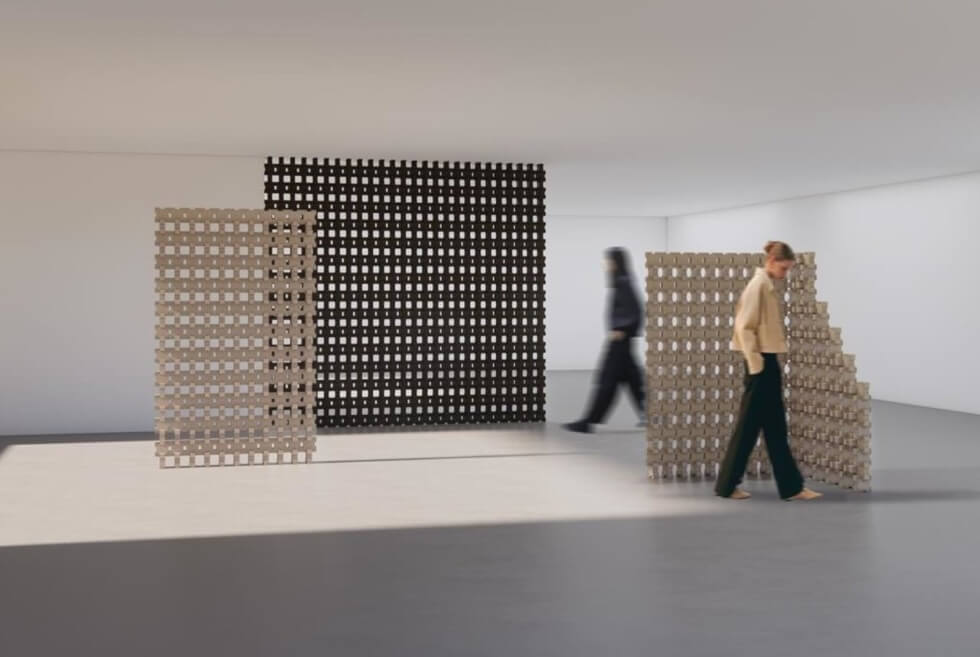 Subject: Shell transforms egg shells into modular, interlocking bricks