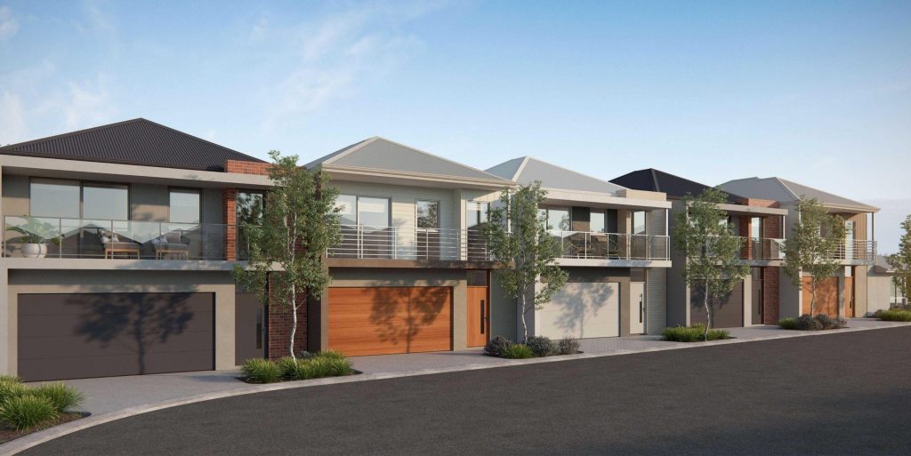Australia's first two-story 3D printed concrete house, which was completed by Contec