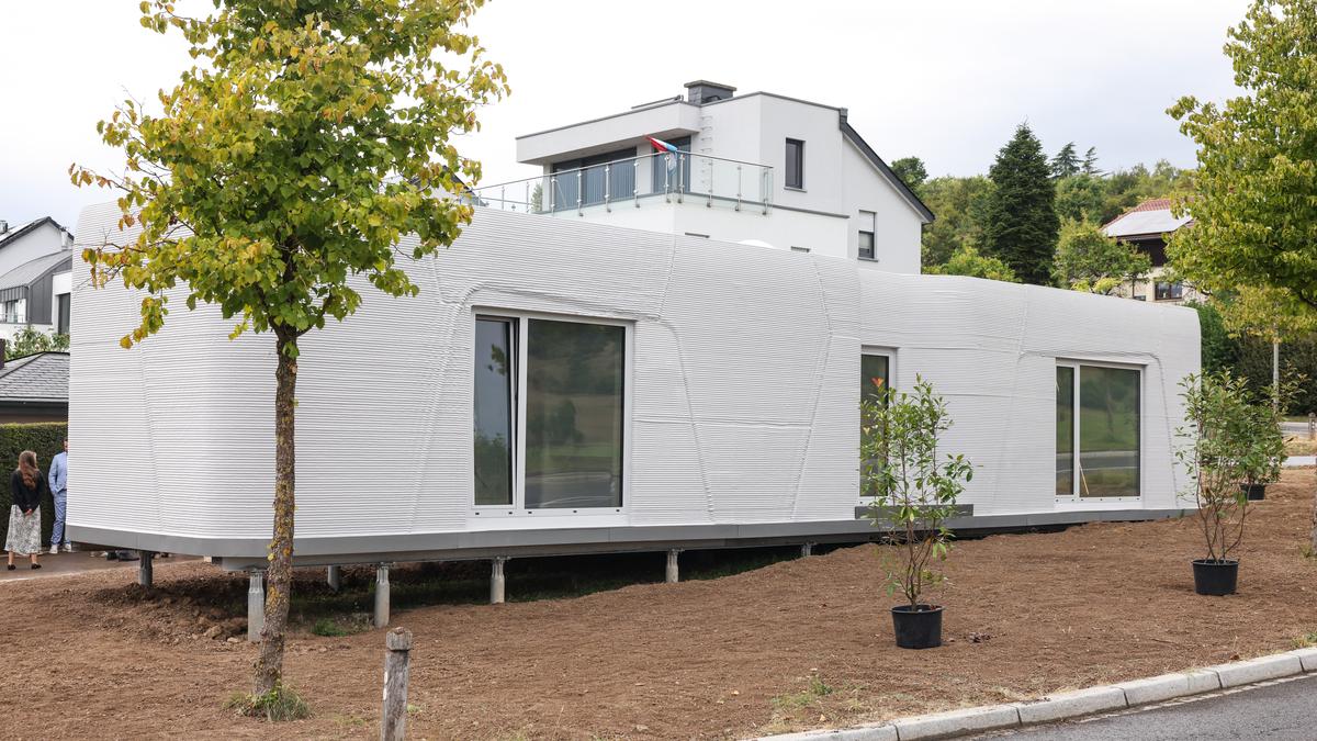 Luxembourg Town reveals the first tiny house that was built with 3D printer