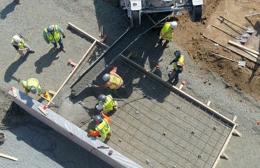 Stack Data Center Project in Virginia Opts for low-carbon concrete concrete by sublime