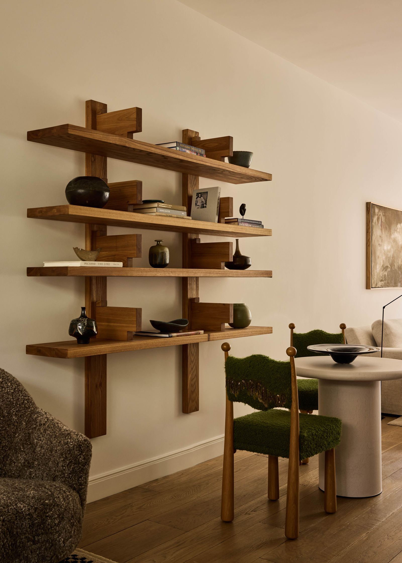 Image can wood -hardwood chair furniture stained wood inside interior design switch table shelf and person
