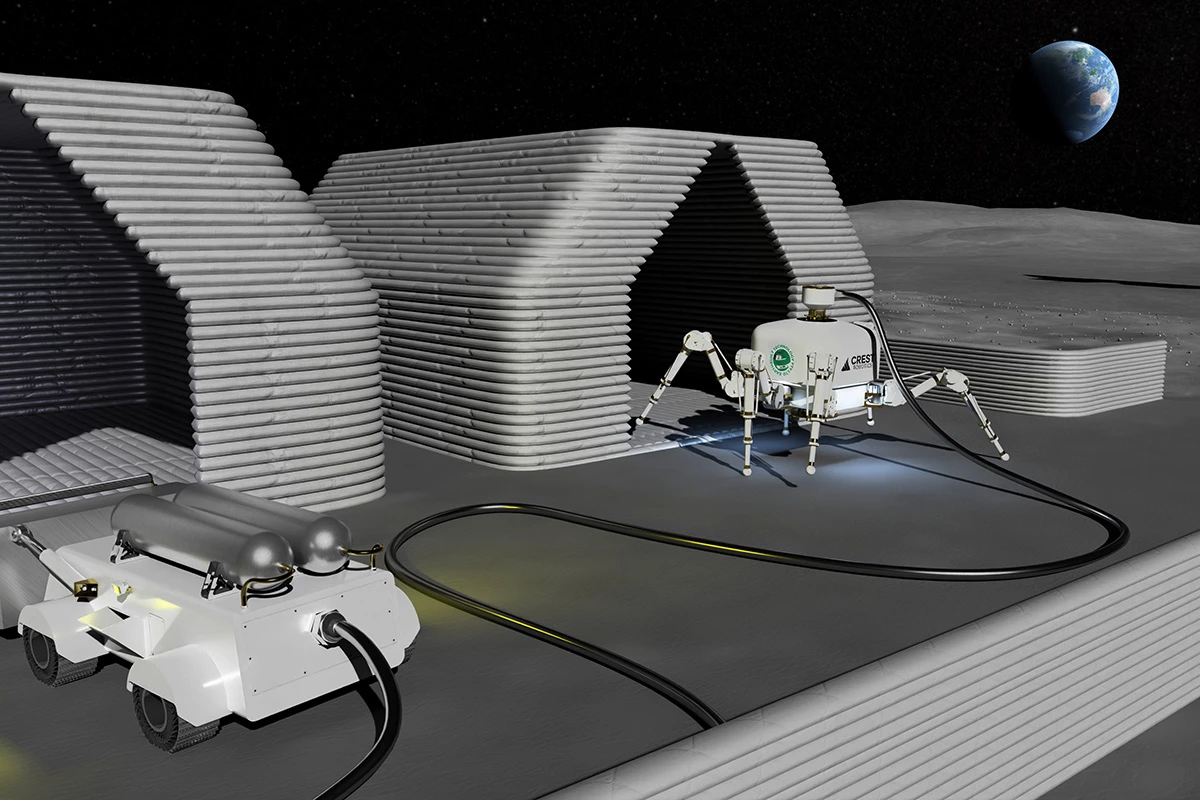 Charlotte's ability to create simple structures could see that it builds moon bases for researchers