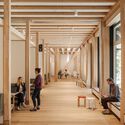 Hortus Allschwil / Herzog & de Meuron - interior photography, wood, column