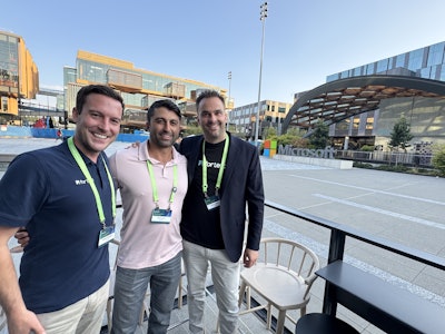 Connor Woodrich, Kas Farsad and Ryan Gilliam in Microsoft