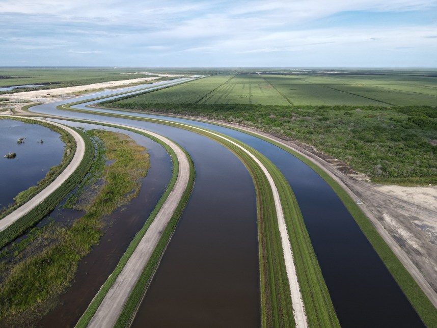 The US Army Corps of Engineers, Jacksonville District celebrates the completion of the Everglades Agricultural Area Contract 10a