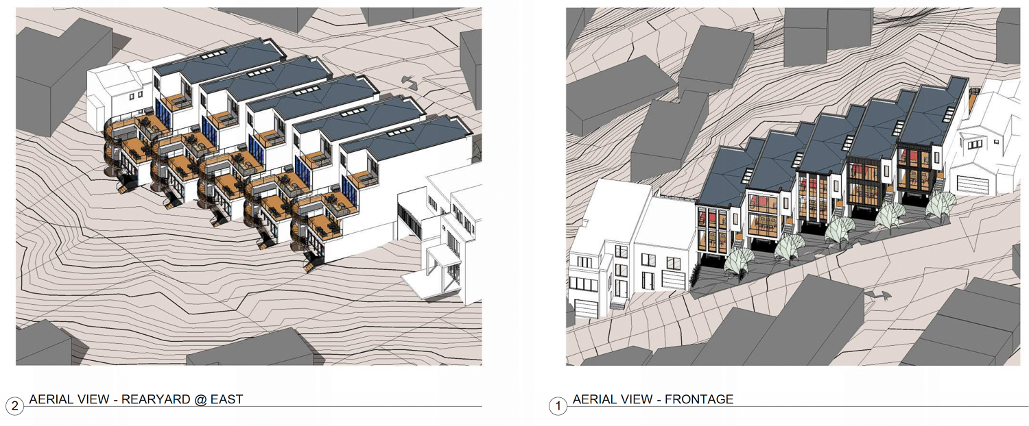 2442 Diamond Street, Isometric view of Stanton Architecture